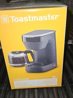 Toastmaster Black 5-Cup Coffee Maker